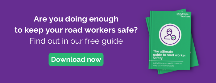 Download our guide to road worker safety